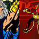 Left to right: Highfather and Orion.